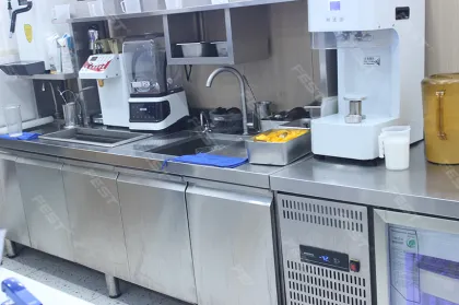 FEST Bubble Tea Equipment: Complete Bar and Counter Set with Ingredients