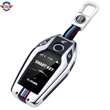 B &amp; M -W CRYSTAL CRYSTAL C Casing Kunci Penuh - Pelindung Logam Penutup Rantai Kunci Mobil