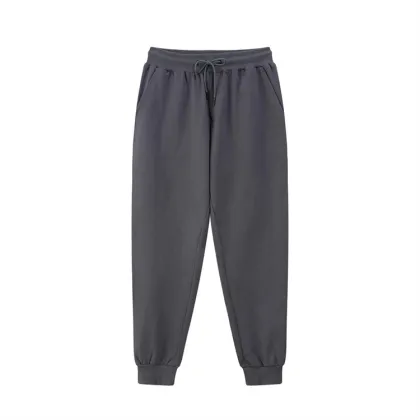 Spring pure cotton loose men's sports pants