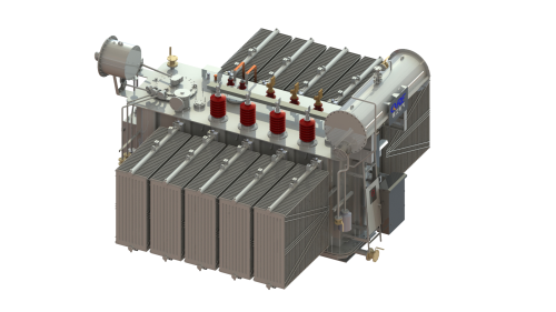 Trasformatore di potenza trifase a 2 avvolgimenti 2500kVA 33kV con OCTC