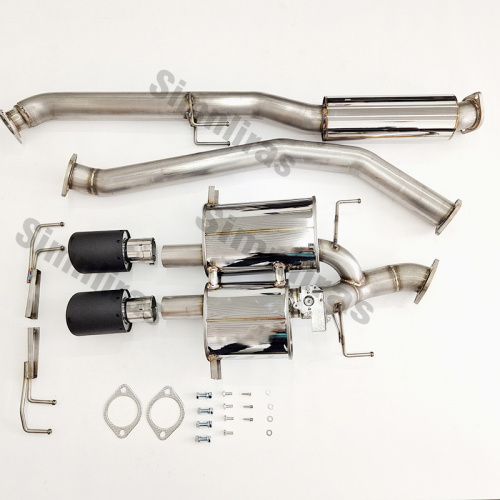 Zawórowy układ wydechowy typu Cat-Back ze sterownikiem do Hondy Civic Type R 2023 Końcówki z włókna węglowego/tytanu opcjonalnie