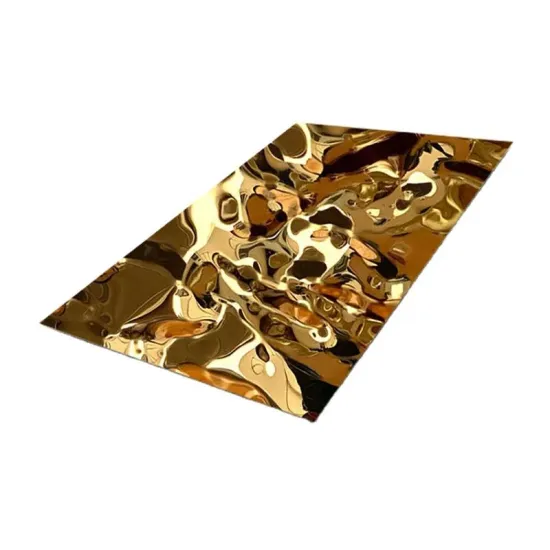 Factory Direct Double-Sided Embossed Stainless Water Ripple Board: Discounted Prices