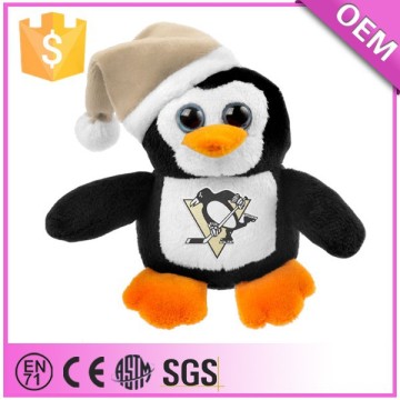 Top quality wholesale cute plush toy baby custom big eyes plush penguin soft toy
