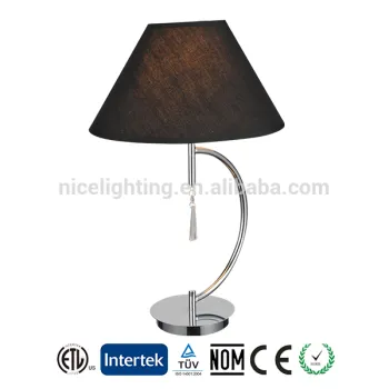 table lamp reading lamp bedroom lamp home light black fabric lampshade energy saving lamp