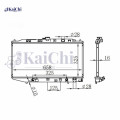 886 Radiateur en aluminium Honda Civic / CRX 1.5L / 1,6L 1988-1991