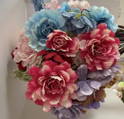 Artificial Wedding Flowers: Lotus Peony Silk Flowers for Decorations and Photoshoots