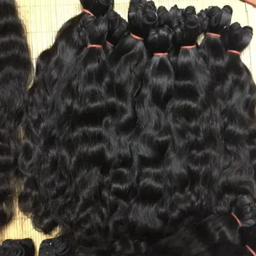 Raw Vietnamese Burmese Hair Unprocessed Virgin Natural Straight & Wavy Hair Vendors, Vietnamese Cuticle Aligned Raw  Human Hair