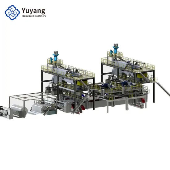 SMMS3200 polypropylene spun-bonded nonwoven machine