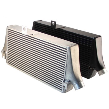 Race Intercooler passar 2001-2007 Mitsubishi Lancer Evolution 7/8/9 2.0L silver/svart