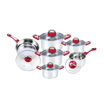 Stainless steel cookware set for home use