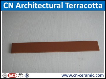 Natural clay ventilated facade material for curtain wall