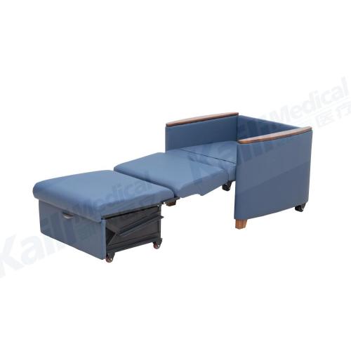 Cama de la silla del acompañamiento del hospital médico