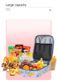 Borsa per il pranzo conchiglia per bambini personalizzabile Borsa da pranzo addensata