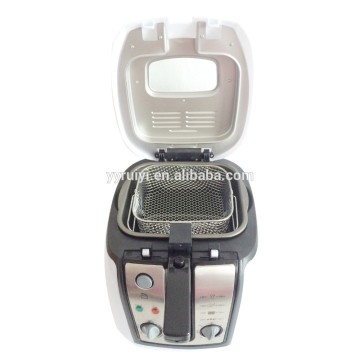2.5L Stainless steel panel With 30 min mechanic timer deep fryer