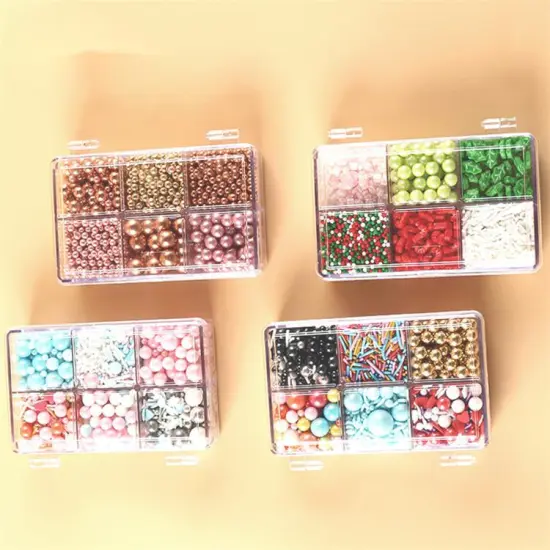 Wholesale Edible Gold and Silver Sugar Beads for Cake and Candy Decorations