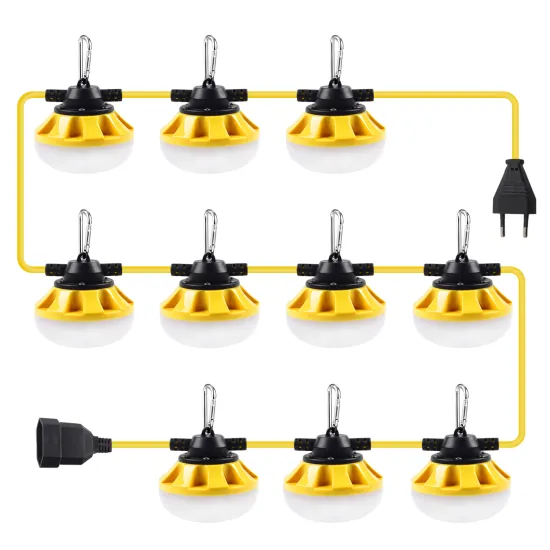 Competitive Factory Price EU Plug 30m 100W Waterproof LED Construction Light String: 14,000lm Illumination