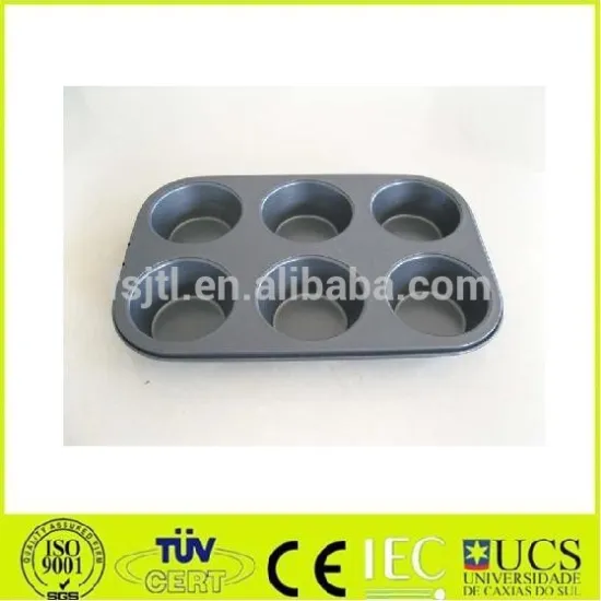 6 cups round no-stick coating baking king Cake Pan