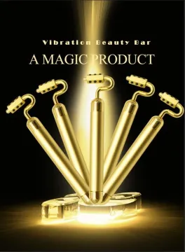 Ultrasonic Galvanic Facial Beauty Equipment - 24k Gold Beauty Bar