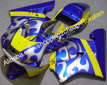 Fairings Kit for Honda NSR250R MC21 1990-1993 ABS Bodywork Blue Yellow Silver