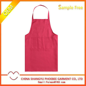 Hot sell adult red kitchen apron