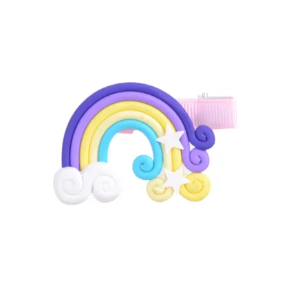 Cute design kids hair accessories cartoon hair clip
