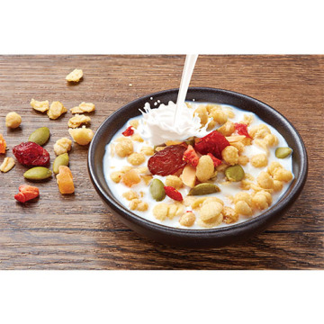 Farina d'avena di frutta quotidiana nutrizionale
