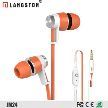 Langston Guangzhou Earphone with MIC for 3.5mm Mobile Wired Earphone