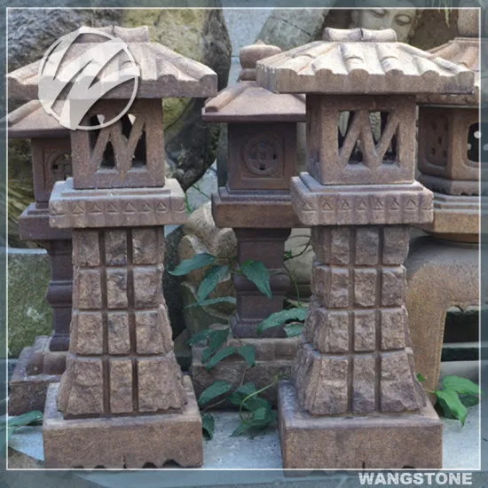 Factory price modern garden exquisite outdoor stone lantern