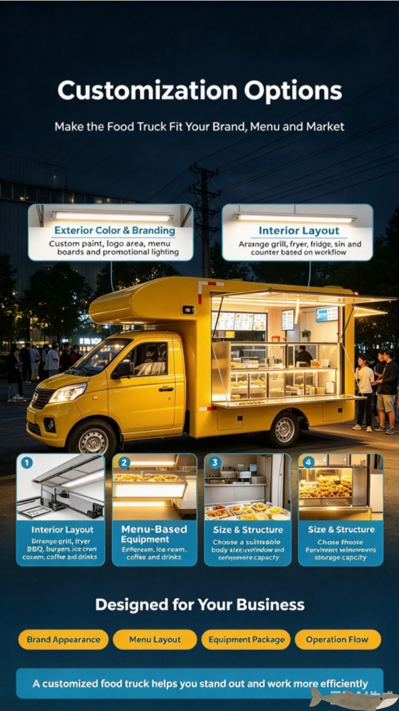 Street mobile food trucks