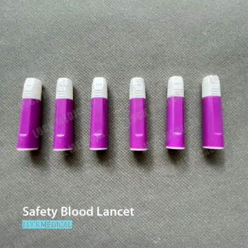 Sterile Safety Blood Lancet Pen-type Button Activated