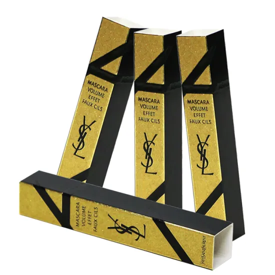 Wholesale Gold Custom Lipstick Cosmetic Paper Card Box