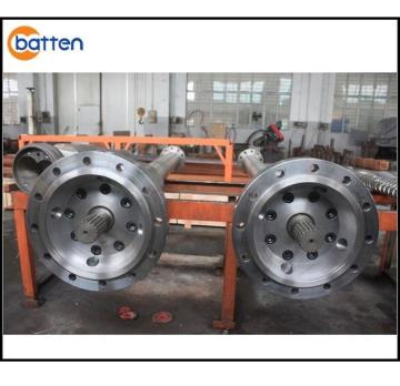 Barrel and screw for blow molding