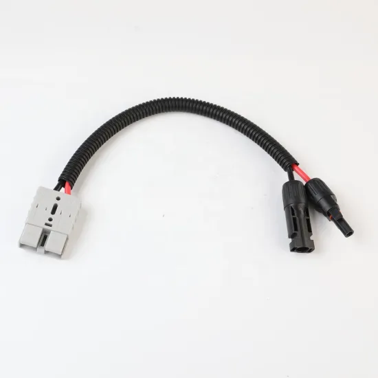 50A Anderson Connector with Bellows for MC Line - Single-Core Red and Black Wire, 0.3m Length, 10AWG Copper