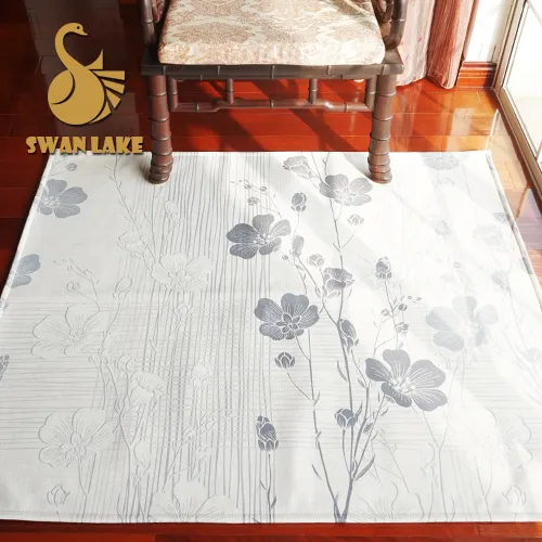 Round Anti-slip Floor Rug Square Non-slip PVC Dotted Room Mat