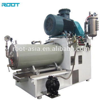 Horizontal sand mill for heat insulating paint