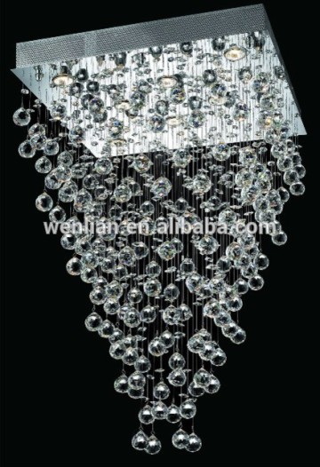 Contemporary crystal chandeliers rain drop modern ceiling chandelier