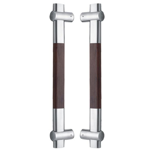 Manija de la puerta de lujo de acero inoxidable manija de la puerta de vidrio