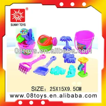 Plastic sand toy beach buckets