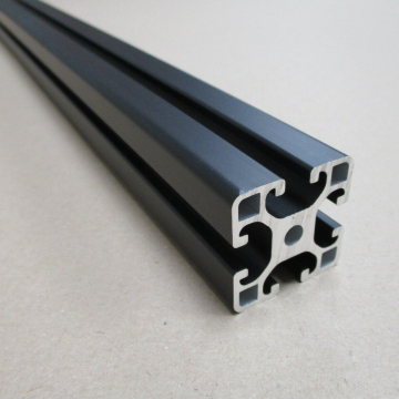 European Standard Anodized Aluminum Profile Extrusion V Slot 4040 BLACK