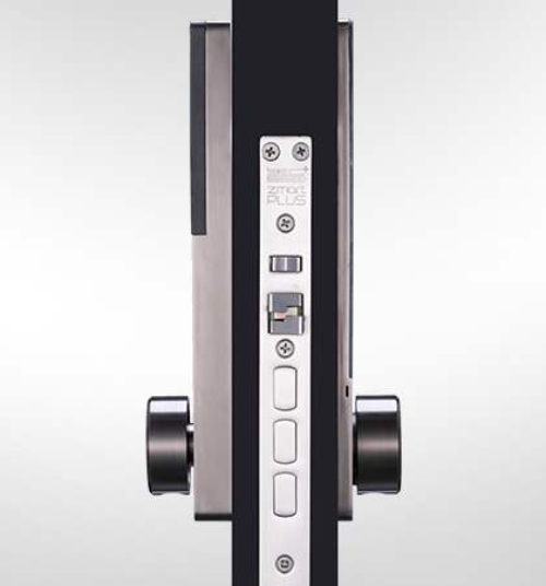 thumbprint door handle