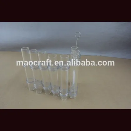 glass tube connected vase