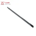 Mataas na output plastic extruder na may solong bimetallic screw at silindro