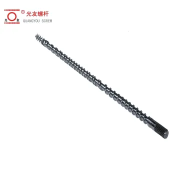 Mataas na output plastic extruder na may solong bimetallic screw at silindro