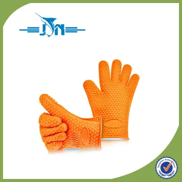 Hot selling Silicone Heat Resistant Grilling BBQ Gloves for Cooking for wholesales
