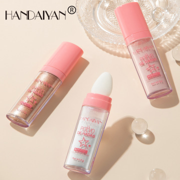 Highlighter de cuerpo completo: polvo brillante, bronceador y cosméticos brillantes