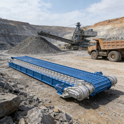 Pengumpan Apron Tugas Berat untuk Penambangan 300 hingga 3000 Ton Per Jam