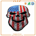 USA Flagg Skull broderad patch anpassad