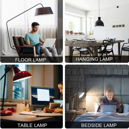 HUAYI China Wholesale Customized Aluminum LED Light Bulb E27 B22