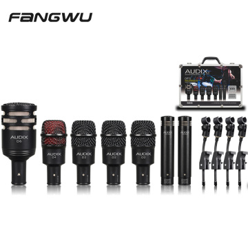 Professional Stage Drumming Setup: Dynamic Drum Kits, Group Kick Drums, Microphone Sets for Musicians