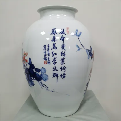 Handmade ceramic vase home decor